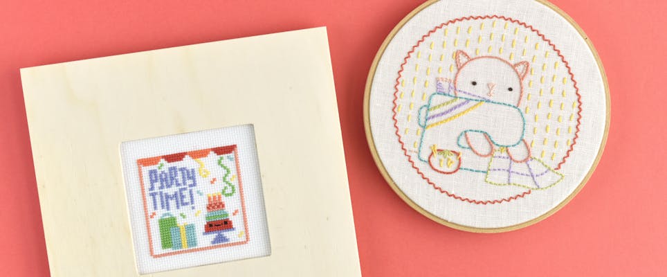 How to frame your cross stitch and embroidery projects