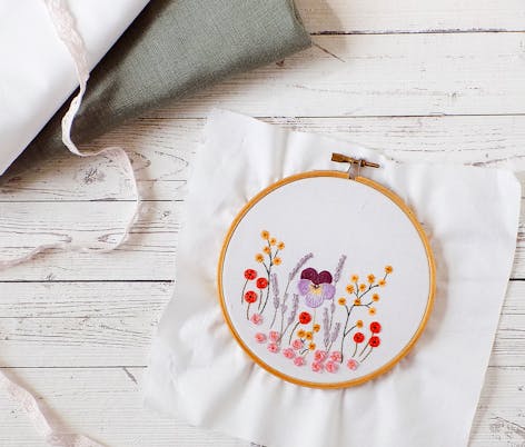 hand embroidery flower design by hand ,amazing flower stitch, embroidery  flower design make by hand ,,,,make amazing flower embroidery with lazy  daisy stitch
