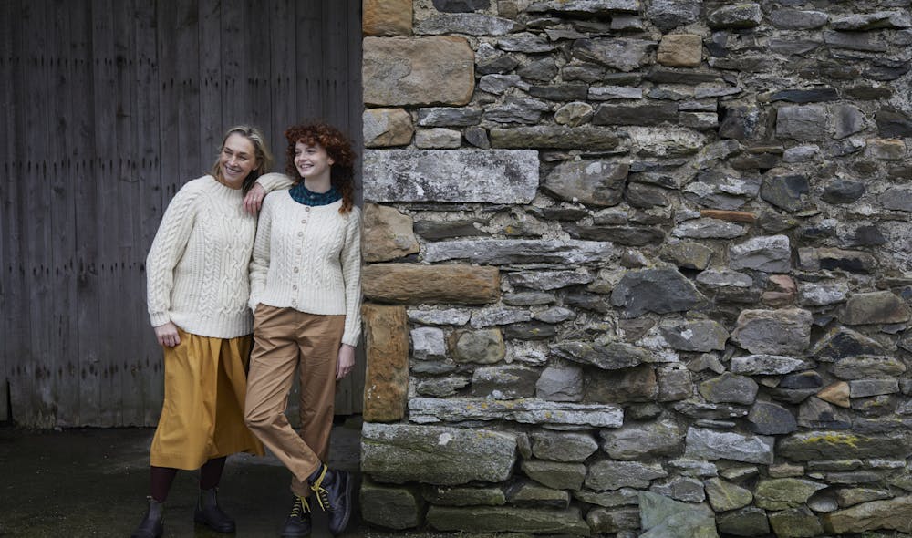 For a touch of heritage, discover British Wool Aran made in Yorkshire, UK