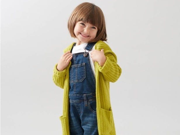 Halima Cardigan in Debbie Bliss Eco Baby