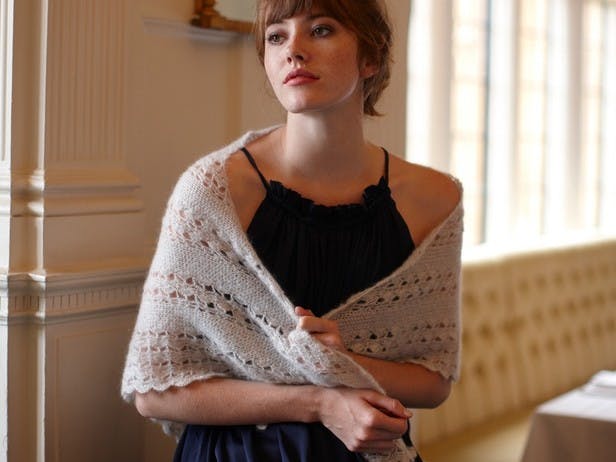 Amelia Shawl - Crochet Pattern For Women in Willow & Lark Plume