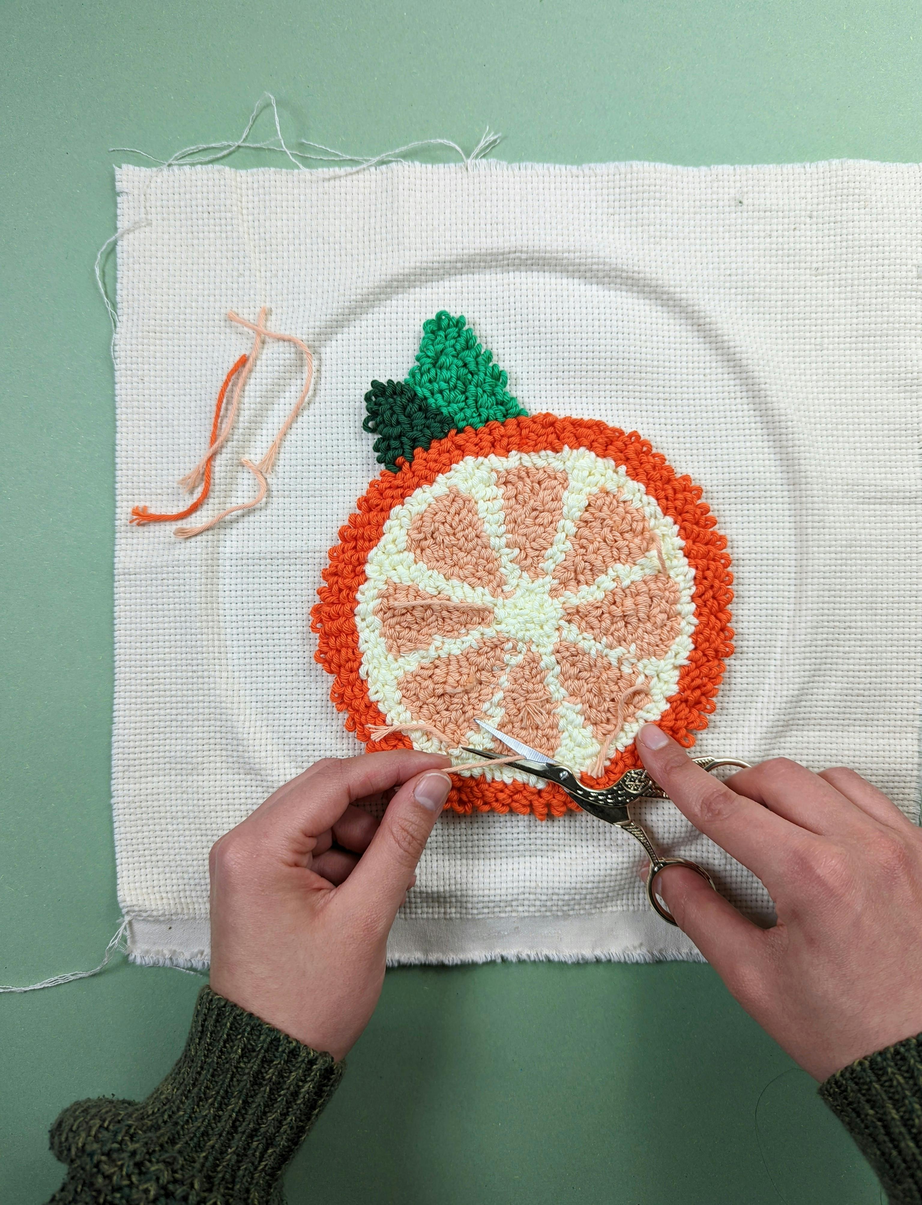 How to Make Punch Needle Coasters + FREE Pattern! LoveCrafts