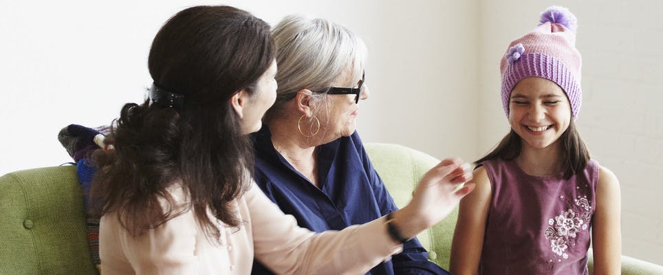 Knitting with Nana