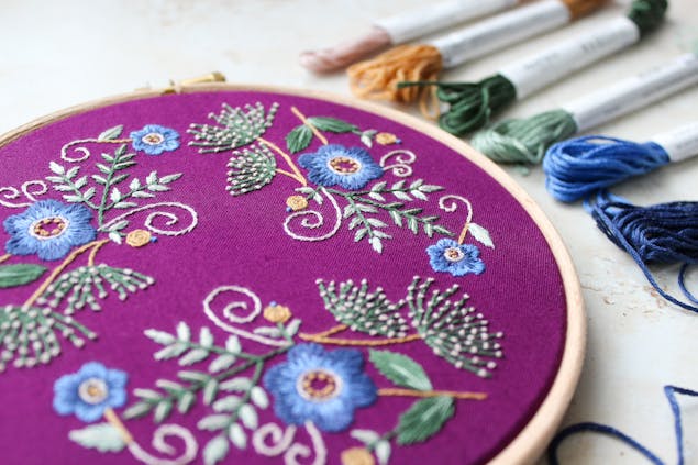 Winter Bloom Embroidery 