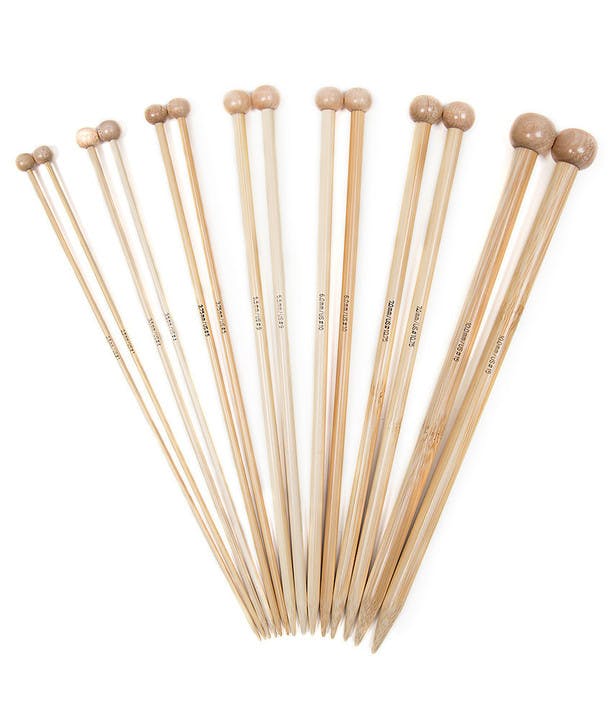 Addi Bamboo Single Point Needles 25cm 