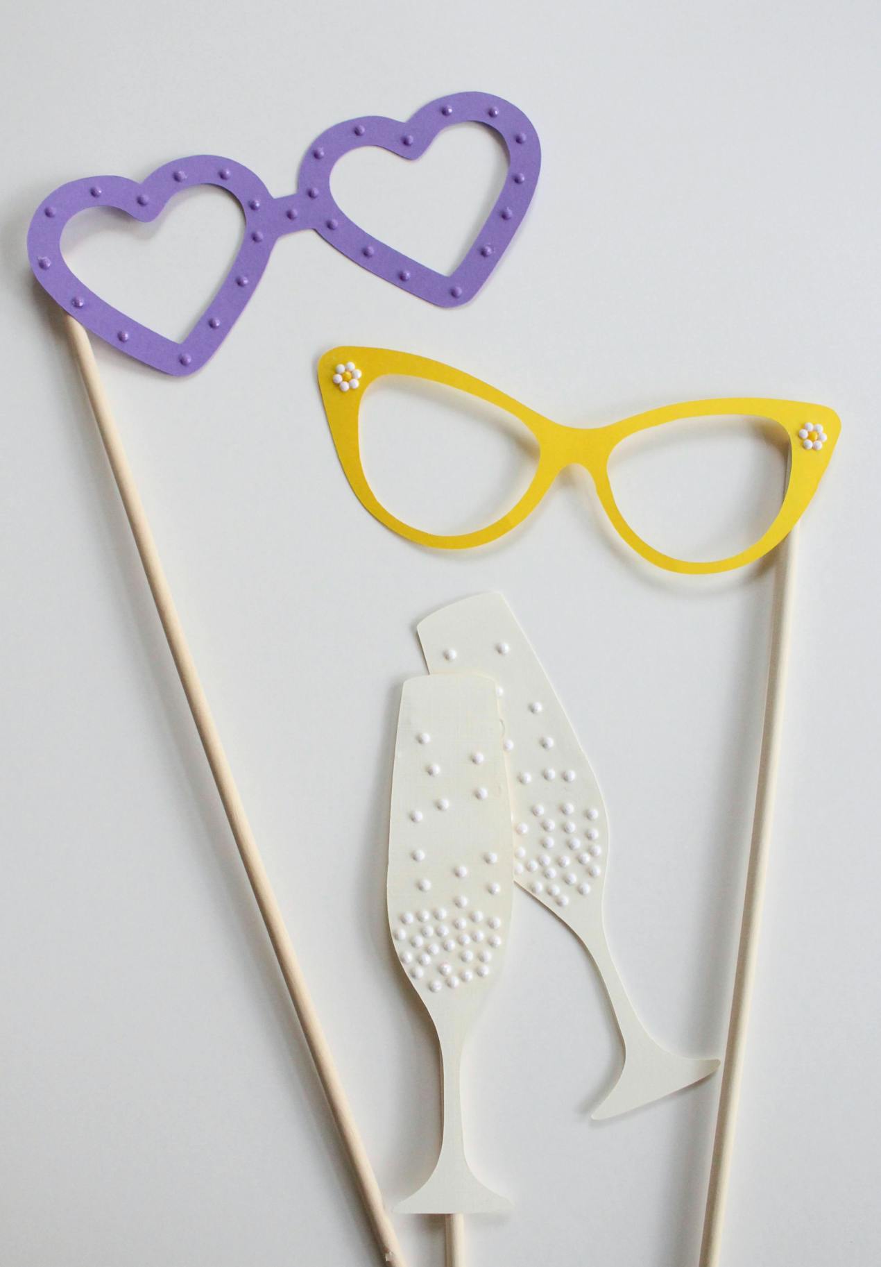 Colorful Glasses for a Softer Halloween Look