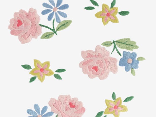 floral embroidery patterns to buy