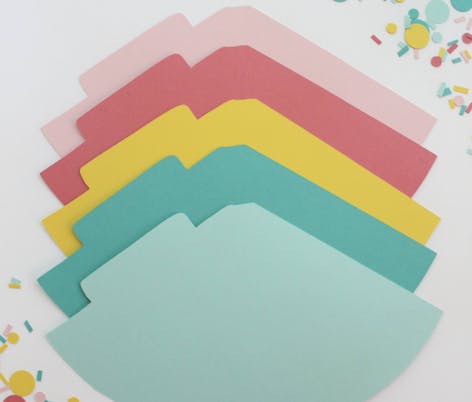 LoveCraft cardstock party hat templates 