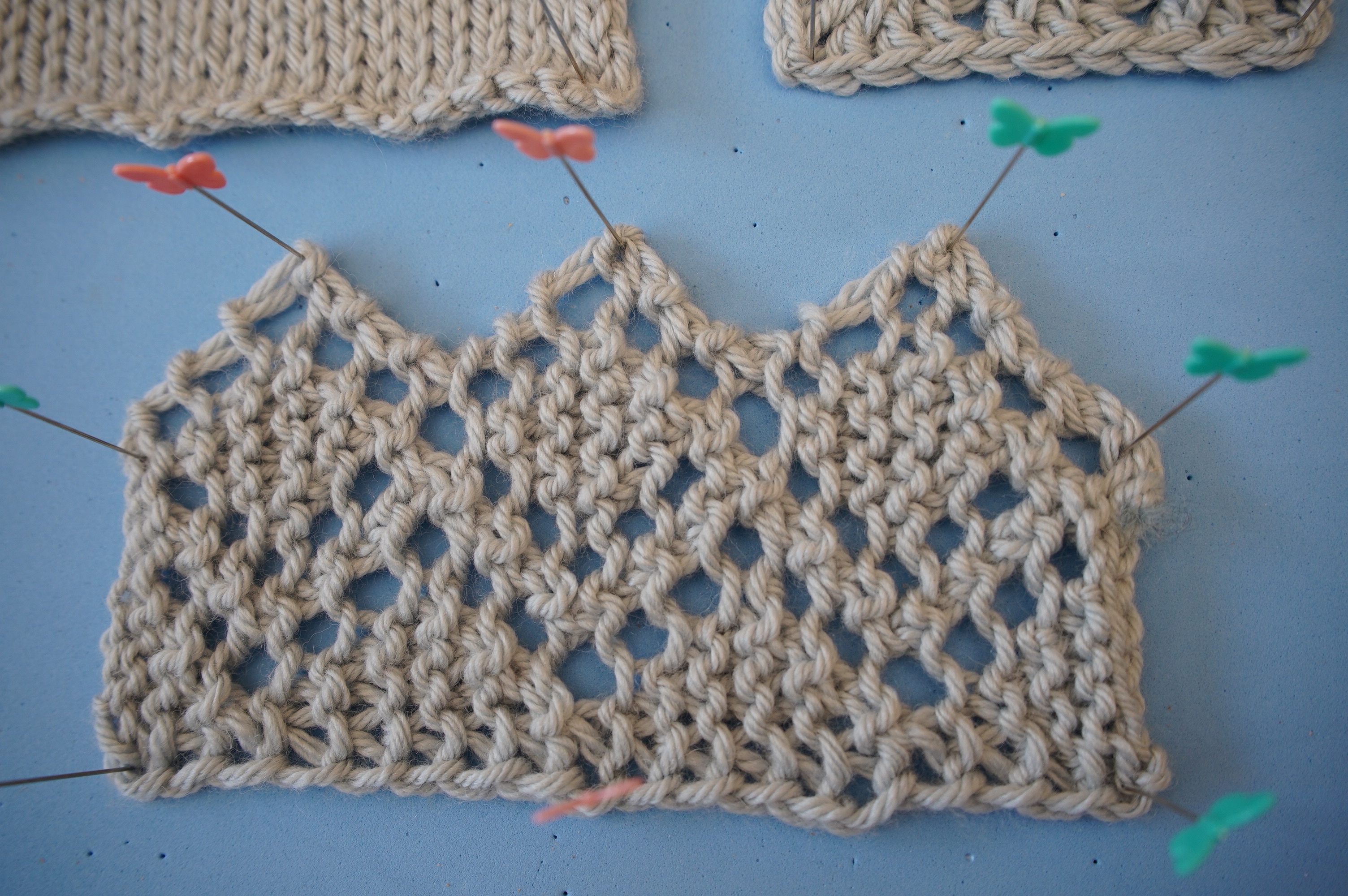 How to block your knitting and crochet projects