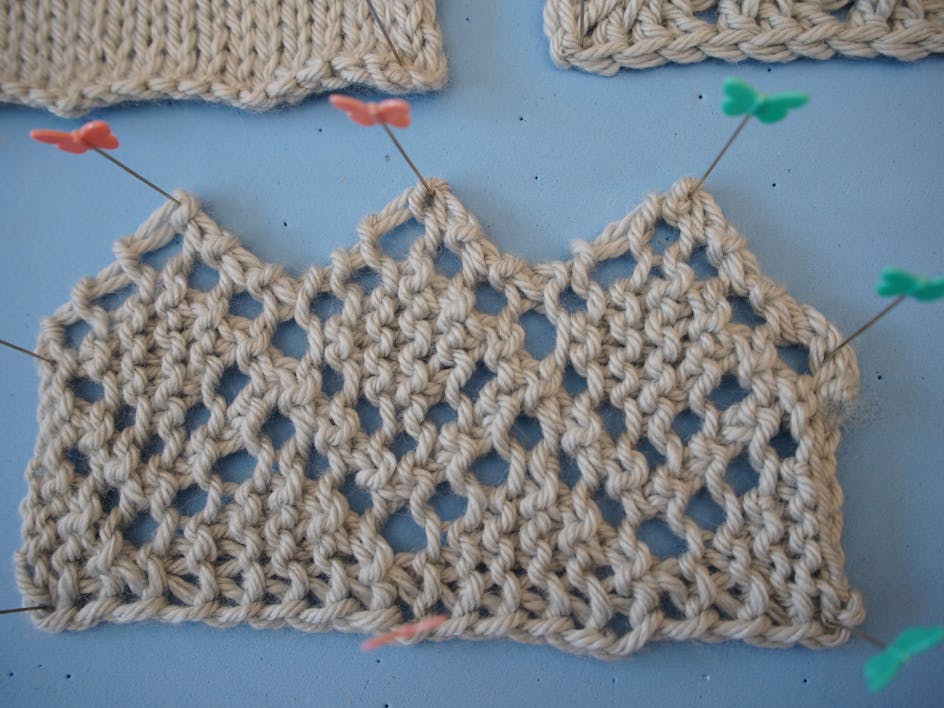 How to block your knitting and crochet projects