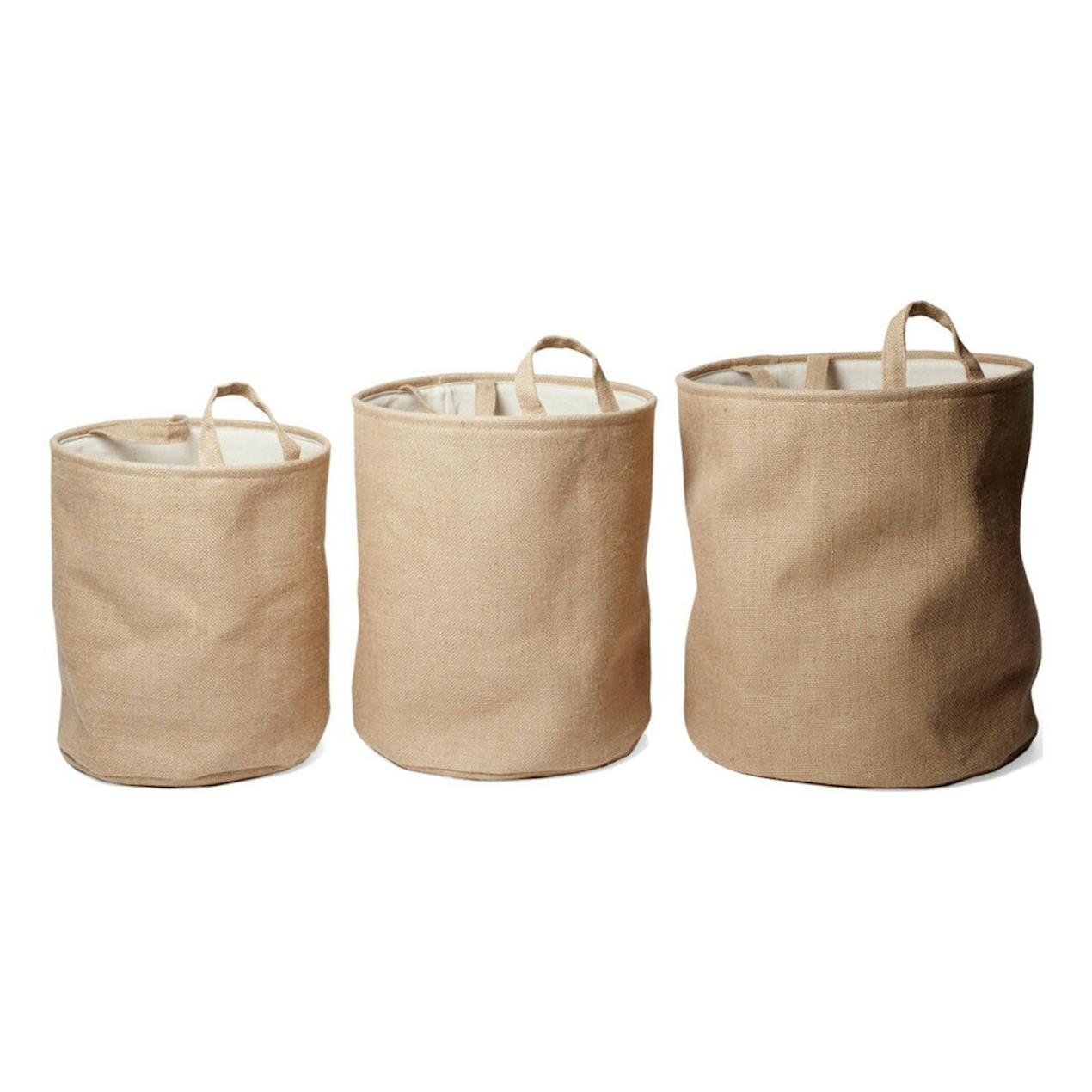 Hessian Baskets