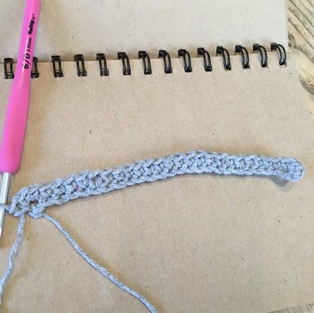 Starting the base of the bag