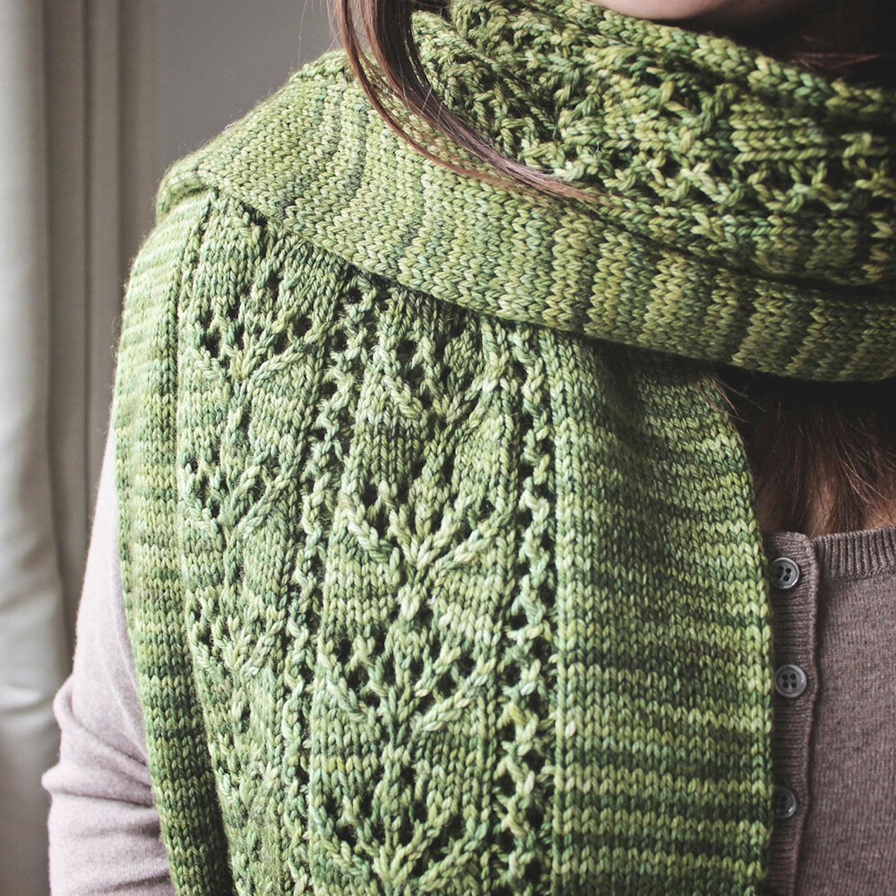 Tamarisk Scarf - Scarf Knitting Pattern by Cheryl Eaton