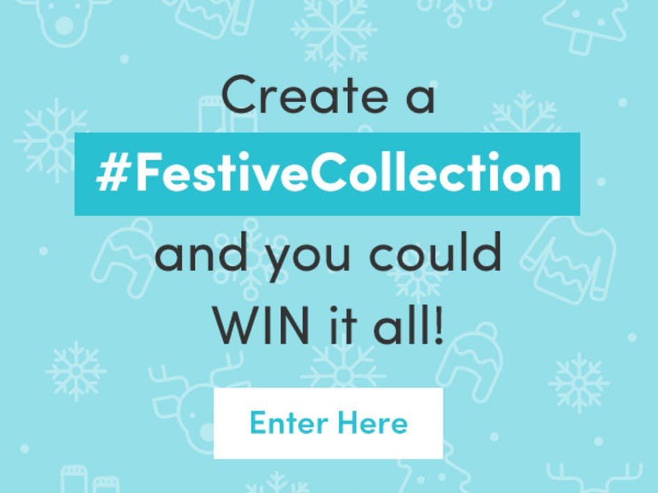 Create a festive collection and you could win it all!