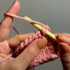 Binding off Tunisian crochet 1