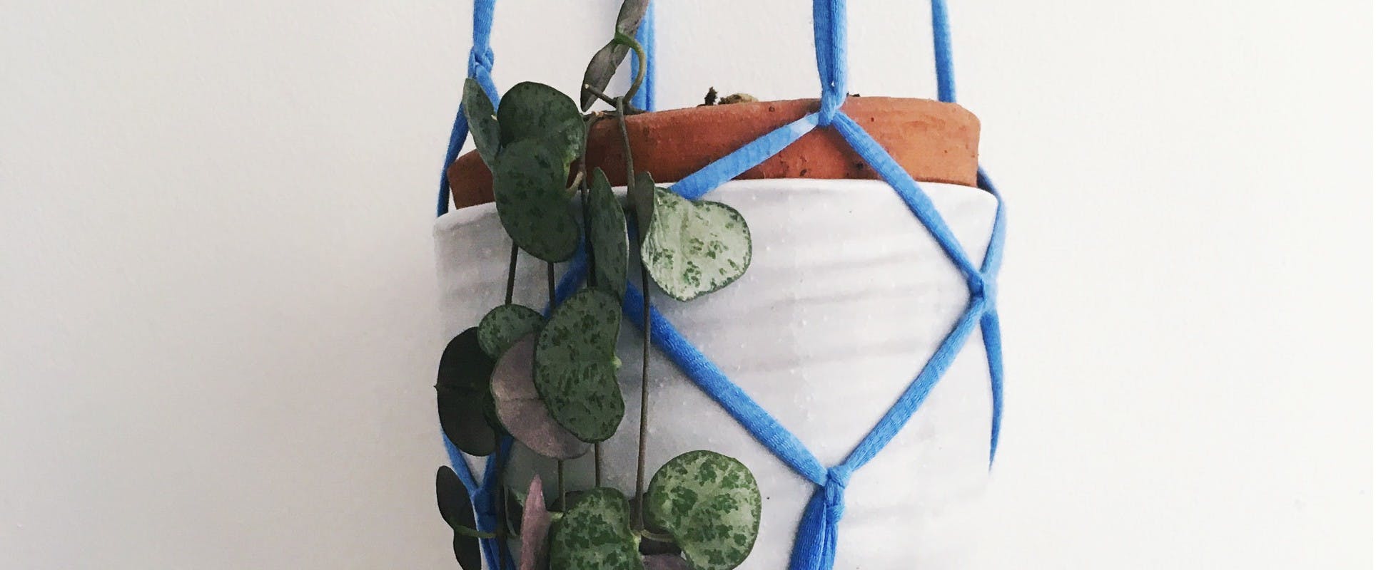 how to make macrame plant holder tutorial by christine leech