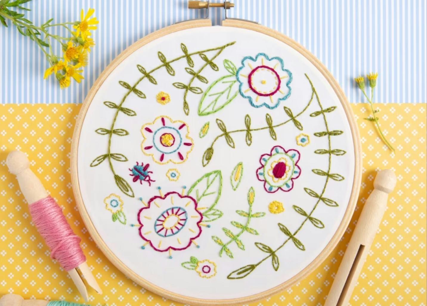 Explore beautiful embroidery kits