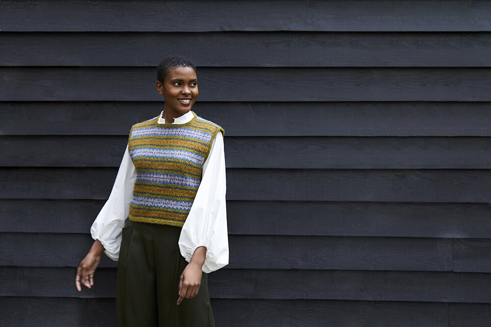 Knitted sweater vest - Vicky's Vest