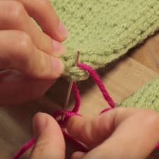 how to mattress stitch