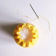 Sew Yeah free tutorial to sew your own pin cushion pineapple