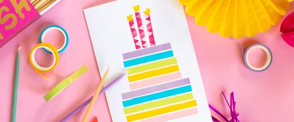 Hip hip hooray! 12 fabulous DIY birthday card ideas