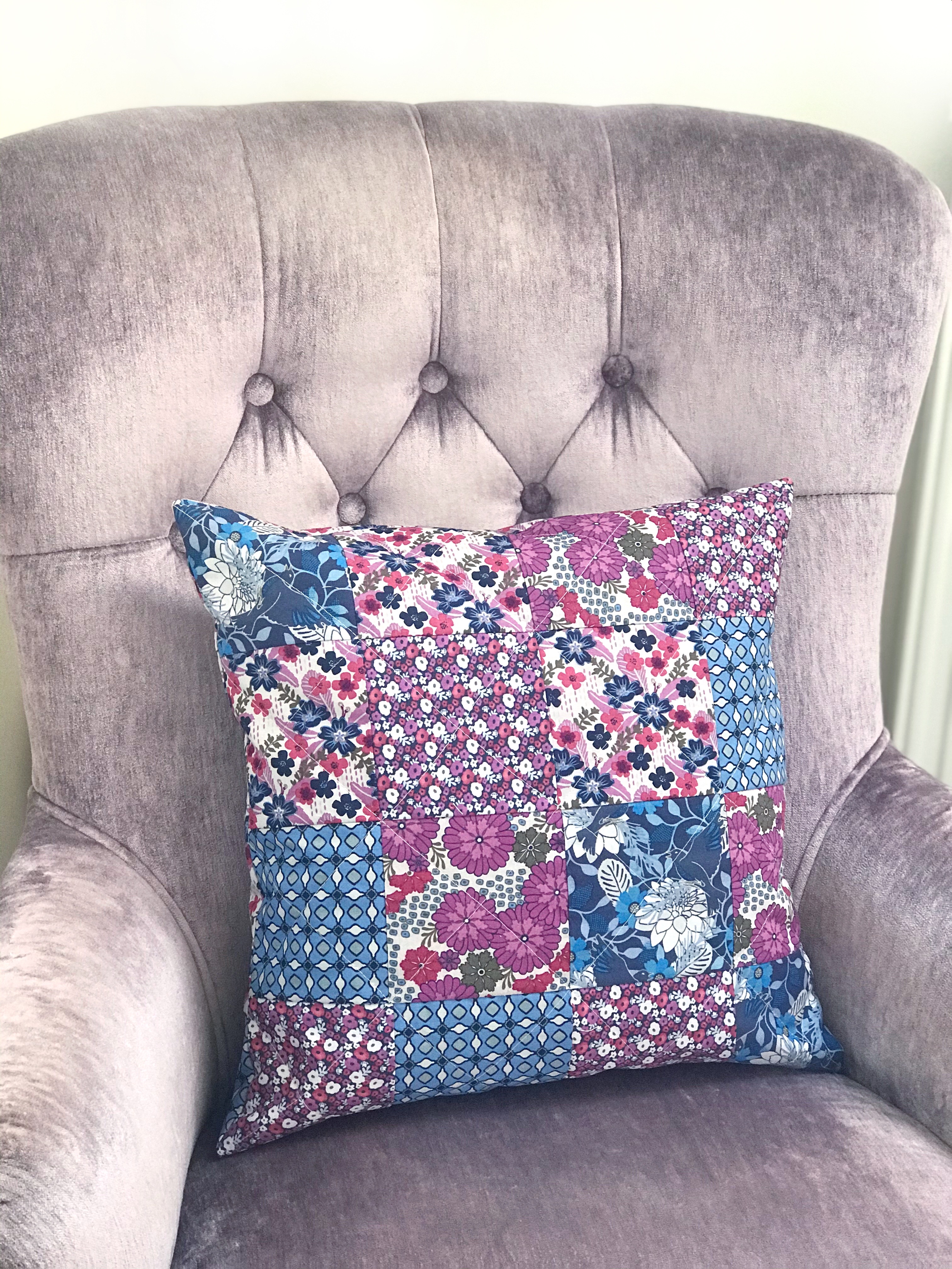 Beginners patchwork cushion tutorial!