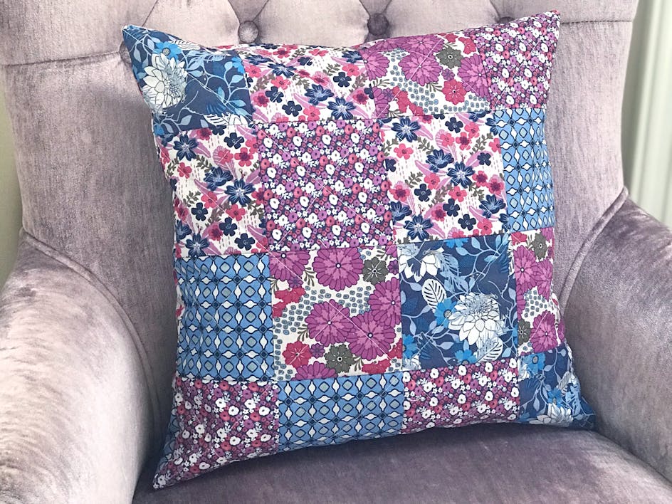 Beginners patchwork cushion tutorial!