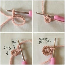 foundation chain for crochet star