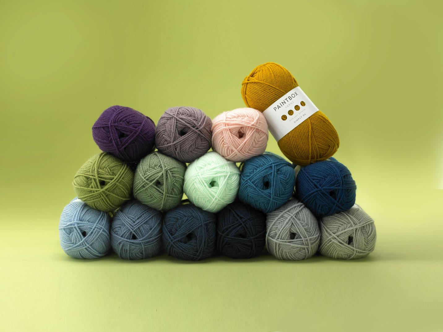 A perfect palette of washable yarn!