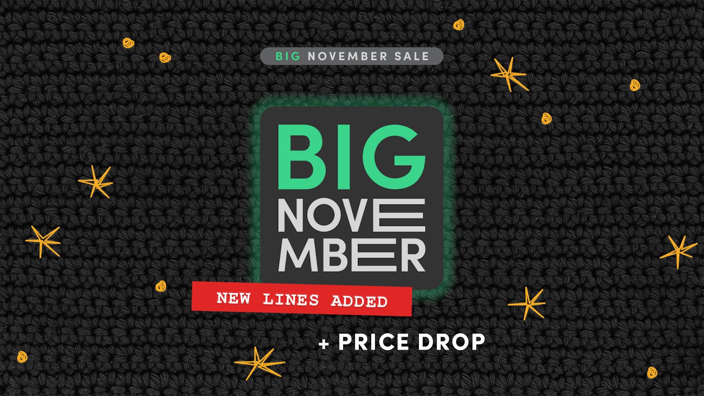 BIG NOVEMBER SALE - PRICE DROP + NEW LINES ADDED!