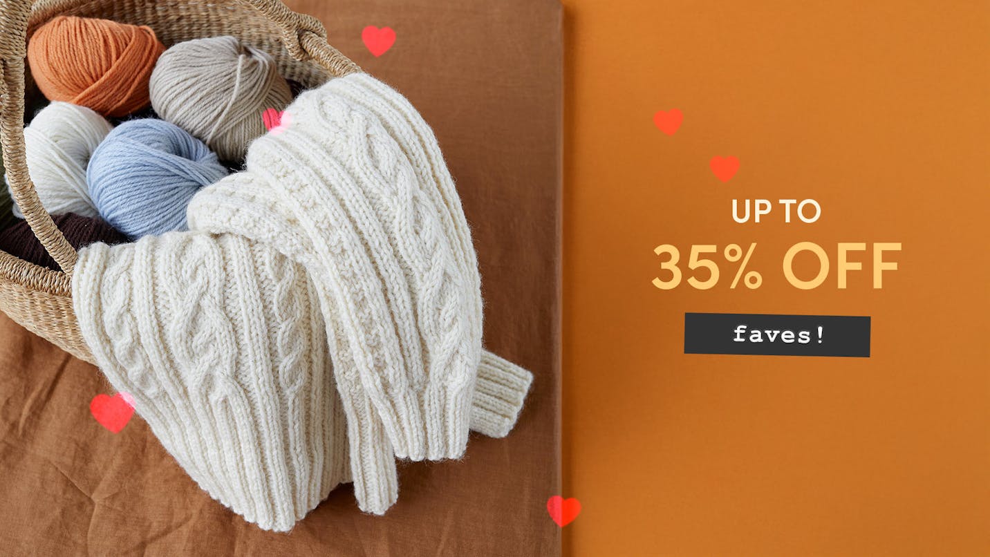 Up to 35% off Faves!