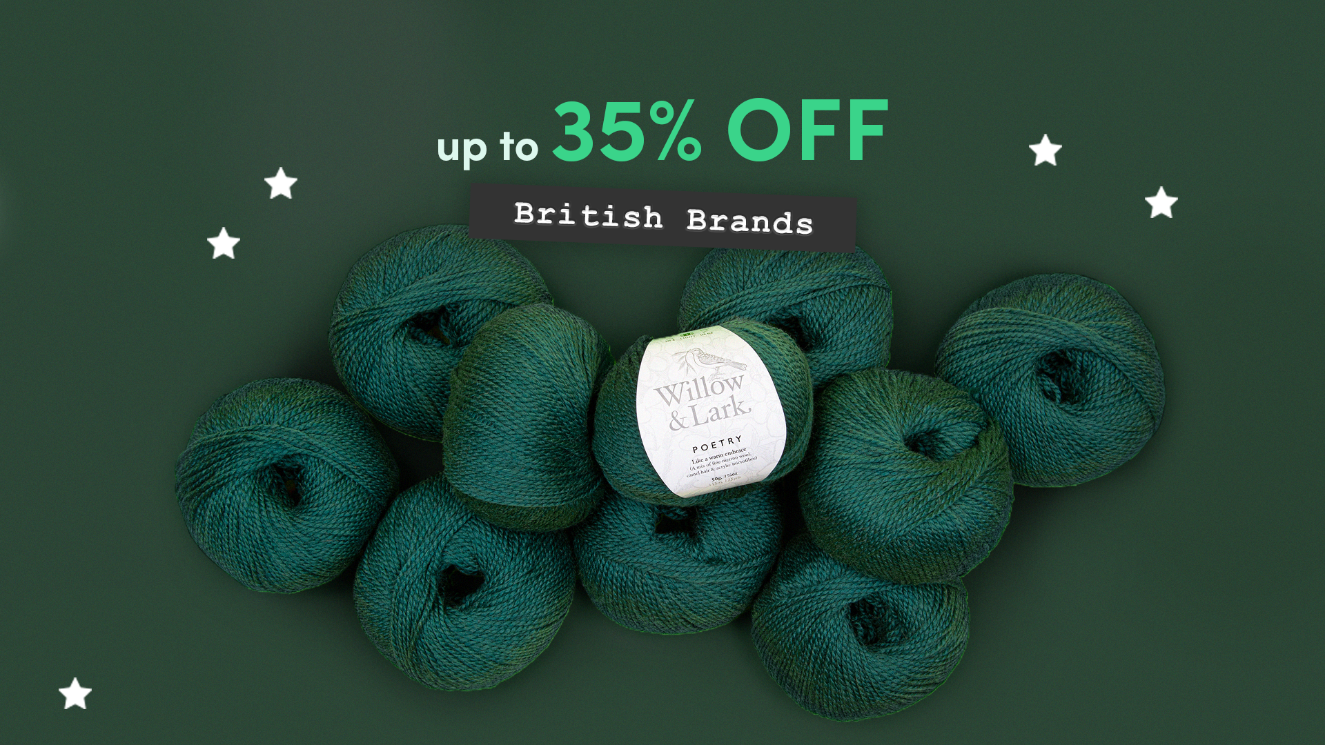 Save up to 35% on British Brands!