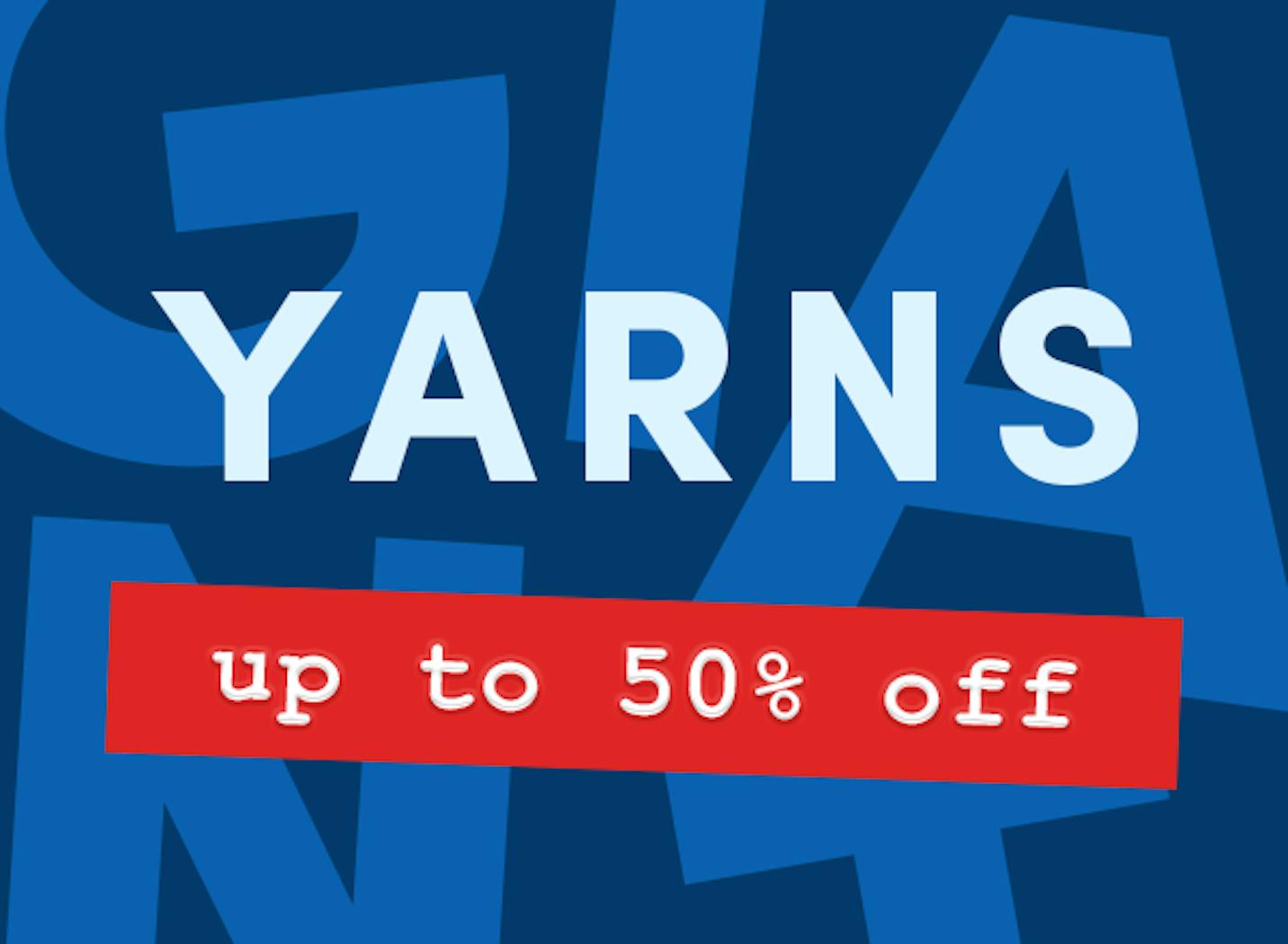 Spectacular yarn savings!
