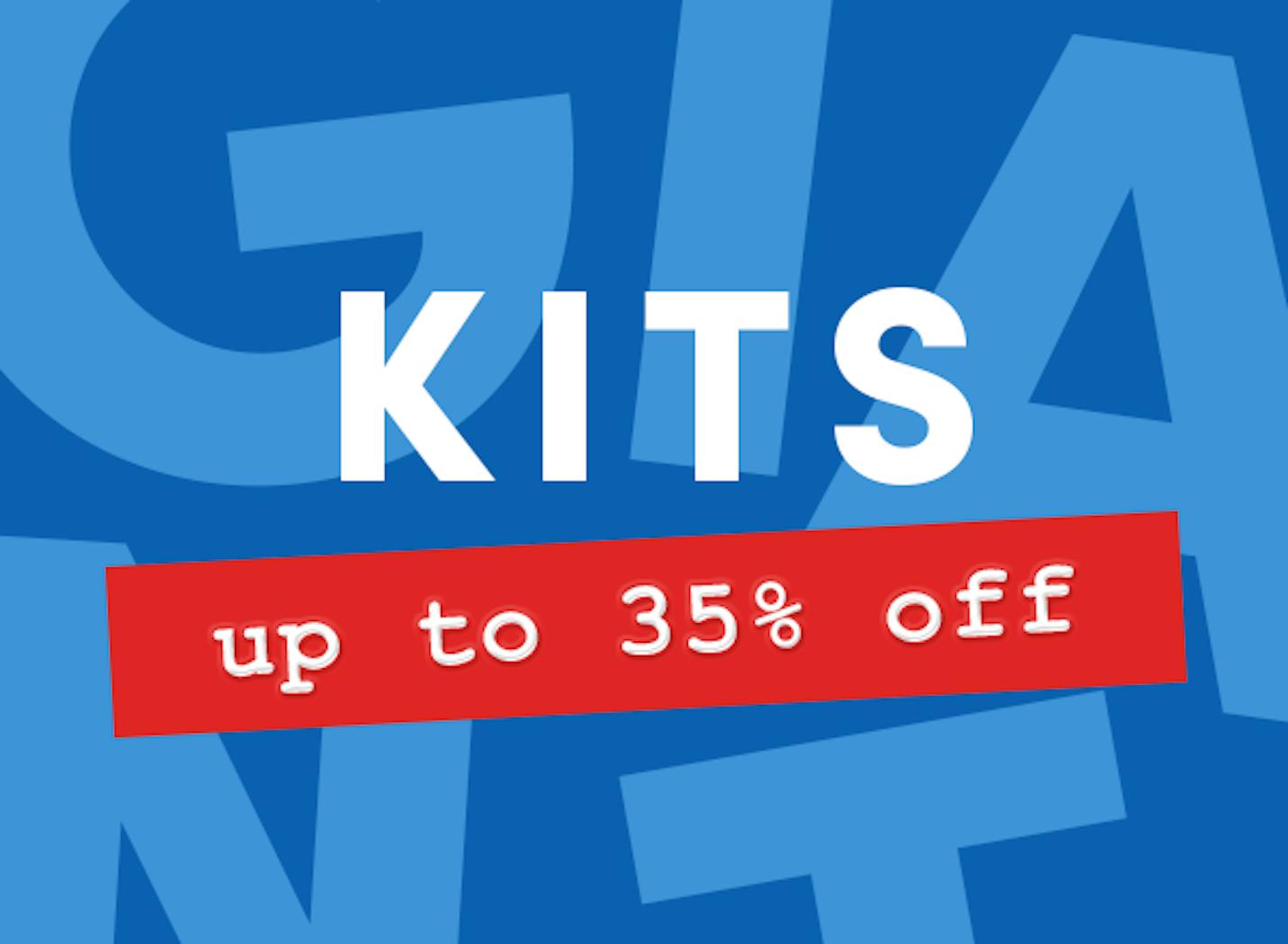 Huge deals on kits & supplies!