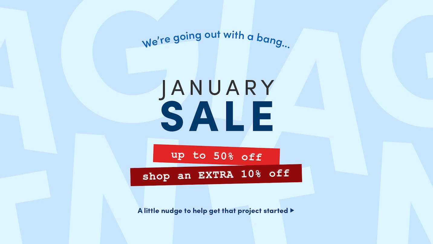Giant January Sale - Extra 10% off!