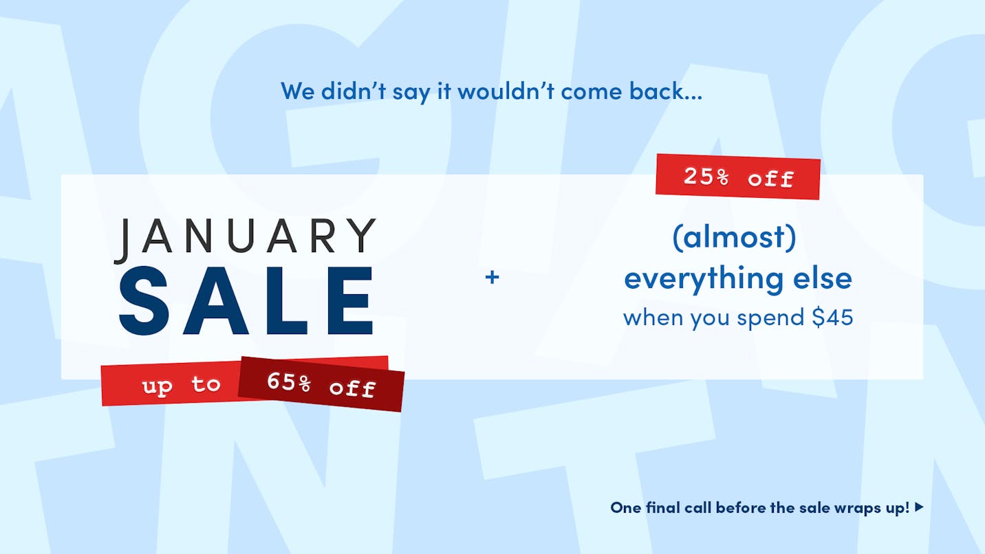 Use code: YAY at checkout!