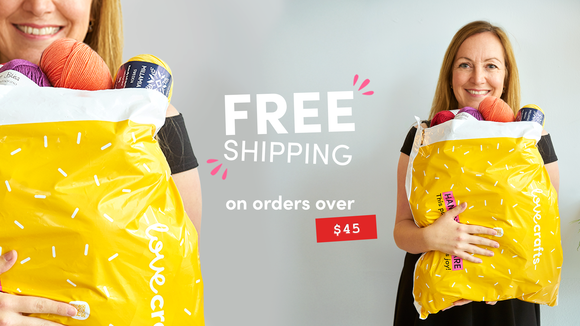 Get FREE SHIPPING on your $45+ order!