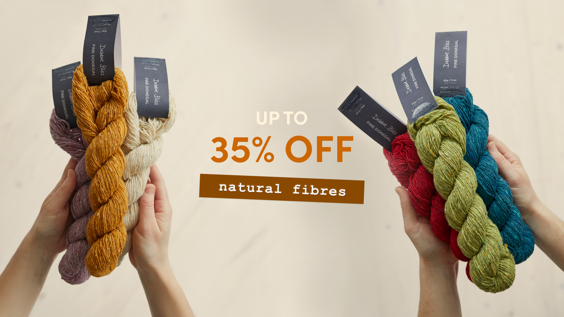 Up to 35% off Natural Fibres