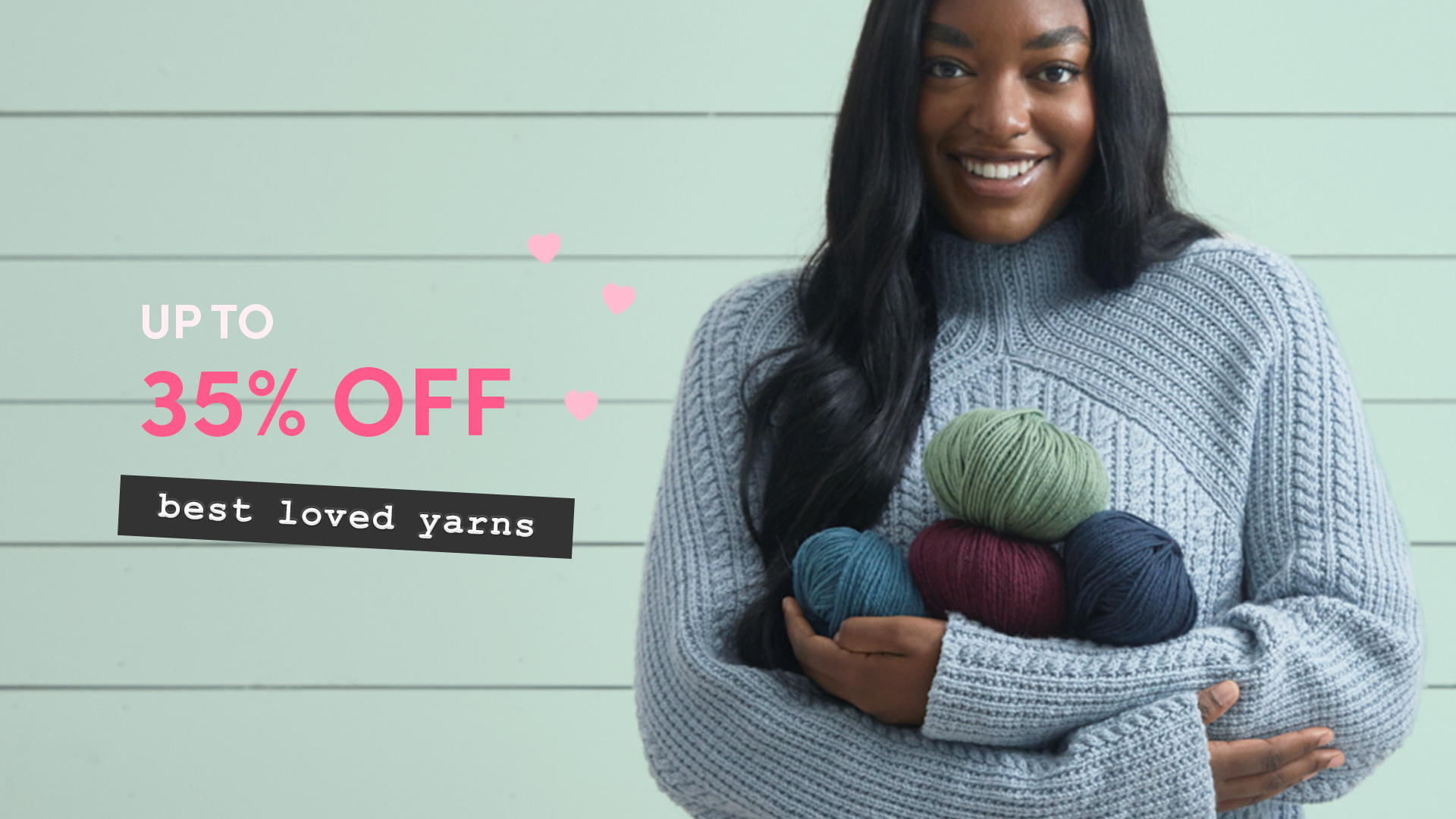 Up to 35% off Best-Loved Yarns!