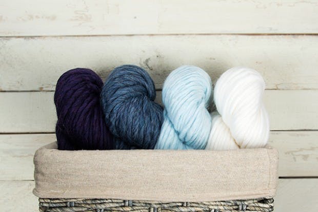 Super chunky yarn in various colours