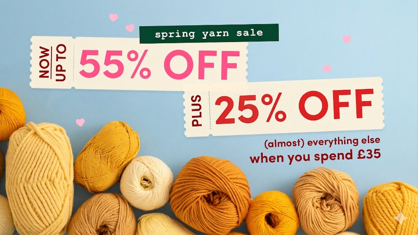 Extra 10% off Spring Yarn Sale!