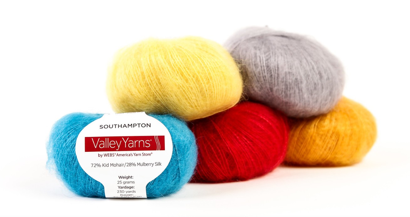 The halo of mohair & the sheen of silk