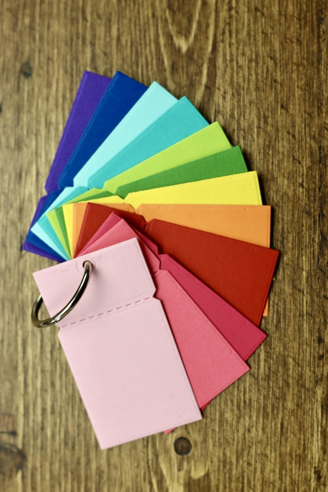 Three ways to create awesome rainbow elements with cardstock | LoveCrafts