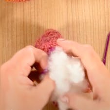 Crochet fish step 4