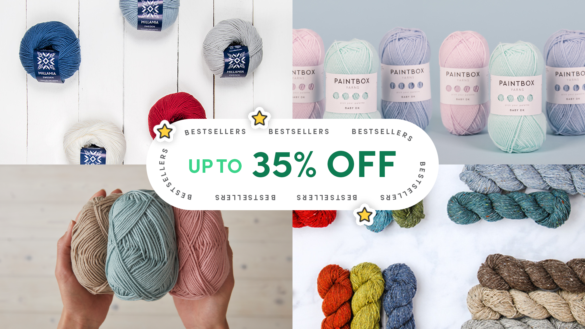 Save up to 35% off Bestsellers!