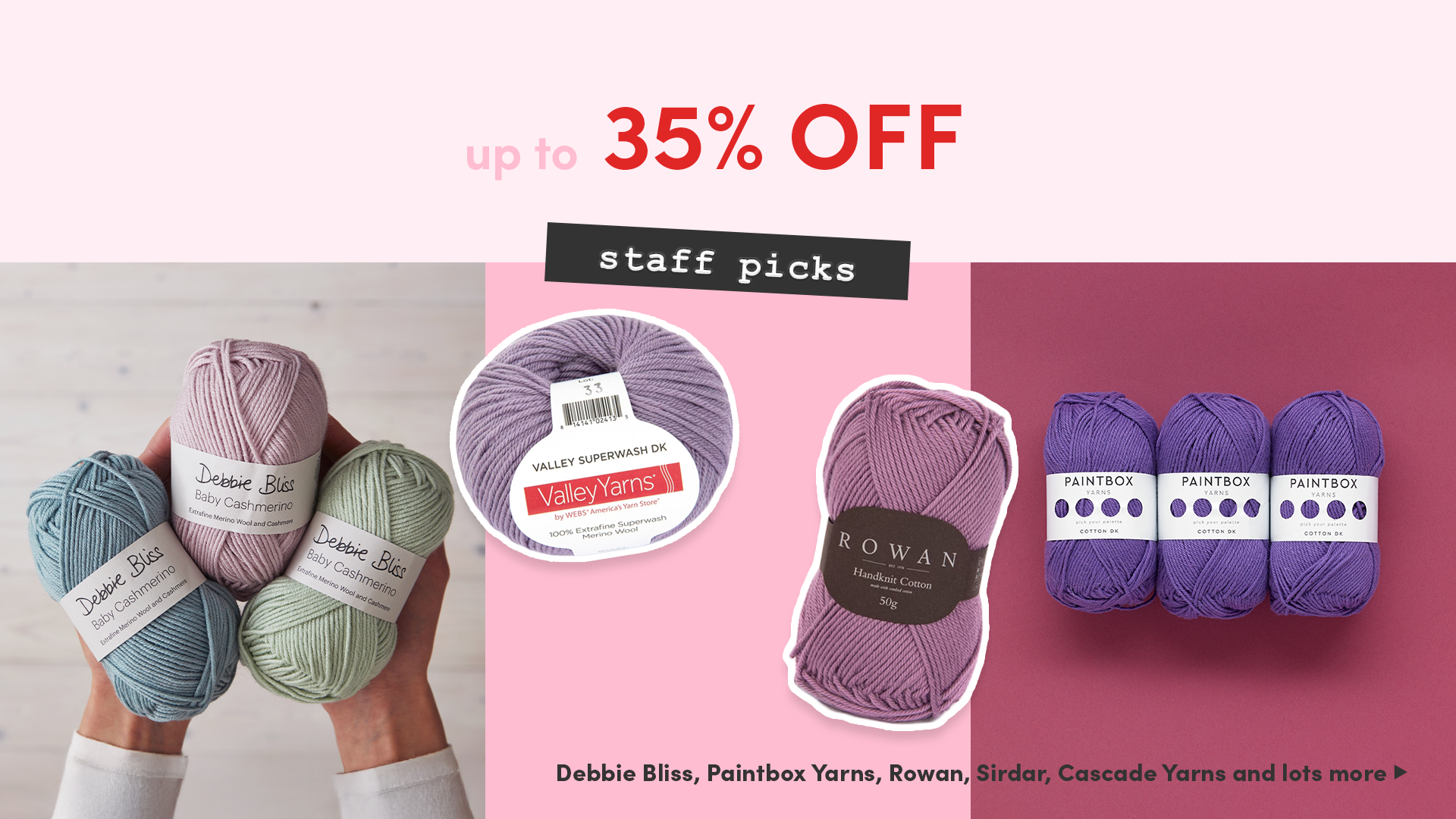 Up to 35% off Staff Picks