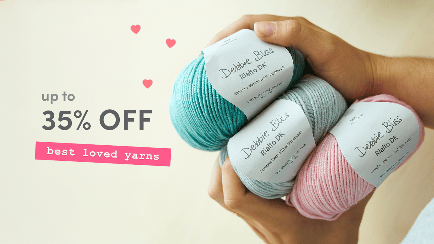 Up to 35% off best-loved yarns!