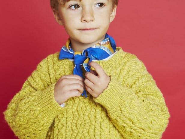 Ethan Jumper - Knitting Pattern For Kids in Debbie Bliss Baby Cashmerino