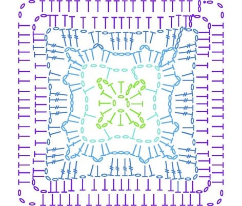 summer cal motif 3 violet