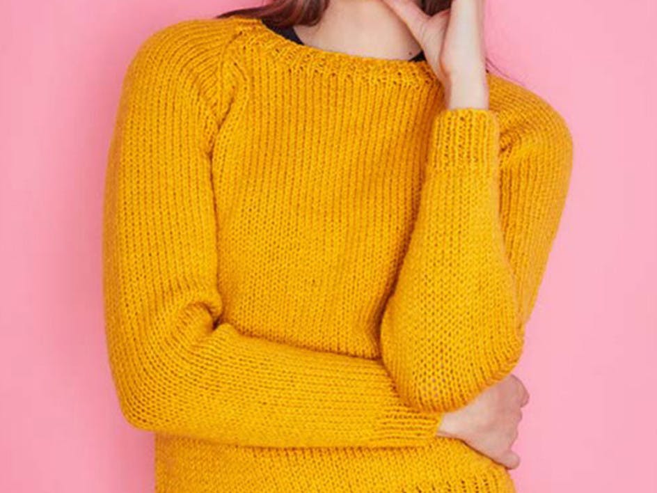 How to knit your first sweater